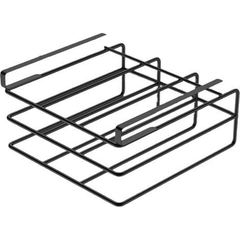 1 Support Planche Découpe, Inox 27x26cm, Sans Perçage, Rangement Cuisine, Pour Planches Couvercles