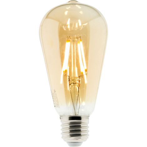 Elexity – Ampoule LED E27 filament Edison 8W – Lumière chaude 2700K – Durée de vie 25 000 heures – Économie d'énergie