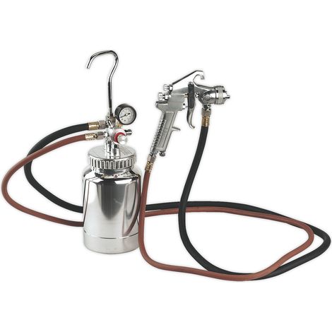 Sealey Pressure Pot System with Spray Gun & Hoses 1.8mm Set-Up SSG1P (1/2)