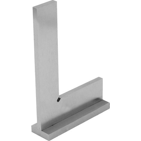 Équerre plate 90° en acier carbone haute précision avec sièges, outil d'ingénieur n°3 (1/4)