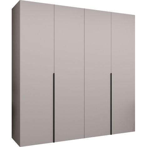 Armario Hartford 537, Cachemira, 202x200x52cm, Puertas de armario: Con bisagras, Número de estantes: 0
