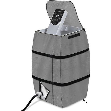 Housse de pompe de chauffage pour spa avec fenêtre supérieure transparente en PVC, étanche et gonflable pour pompe de spa C (1/5)