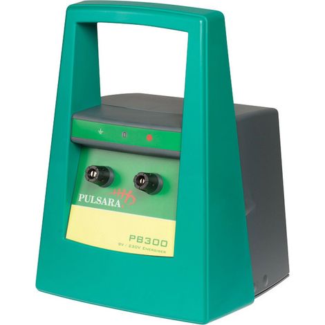 Elettrificatore Pulsara PB300 a corrente 230V e batteria 9V per recinti da 0,5 a 3 km