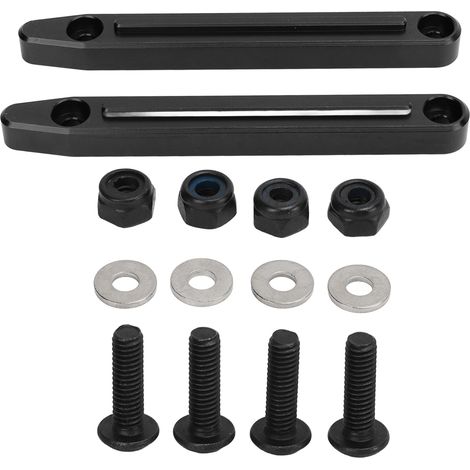 Barres de toit en alliage d'aluminium léger pour ARRMA 1/7 - Pièce de rechange et mise à niveau - Noir