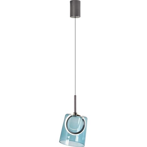 Lampe suspendue Zula bleu - 2541-56 (1/5)