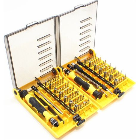 45-in-1 Schraubendreher-Set, Multifunktionale Reparaturwerkzeuge für Elektronik, PC, Telefon - Alovez-WCY (1/3)