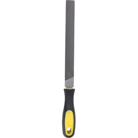 Lame de meulage de lime en acier de moulin plat de 8 pouces avec outil de façonnage d'affûtage de poignée pour les dents grossières en métal.