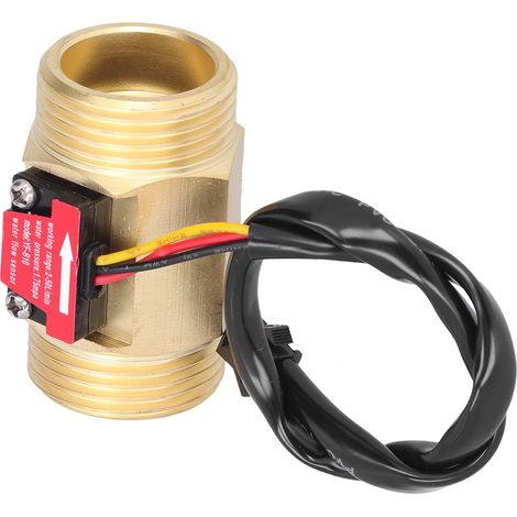 Capteur de débit d'eau à filetage extérieur en laiton de 1,3 pouce, adapté aux canalisations de piscine (1/5)