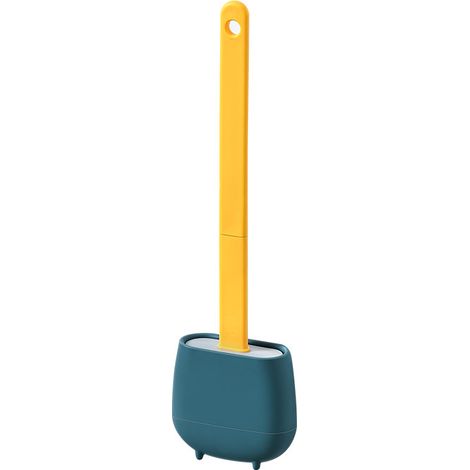 Brosse WC mural plastique accessoire salle de bain (1/5)