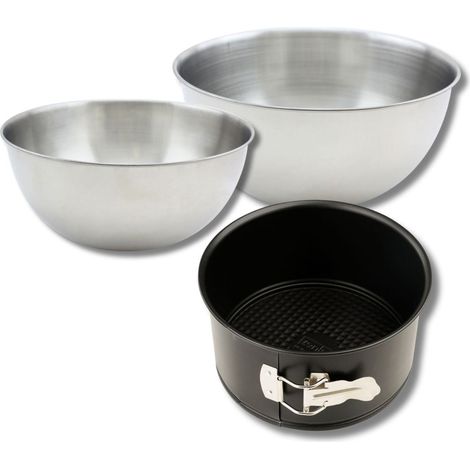 Set pâtisserie moule à panettone 18 cm, 2 bols à mixer et 1 spatule Zenker (1/5)