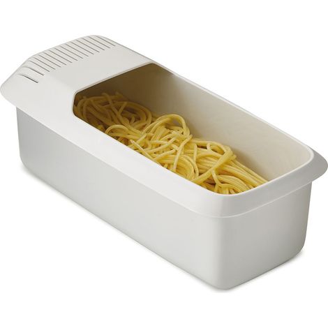 Ej.Life Cuiseur à Pâtes au Micro-ondes, égouttoir à Spaghettis au Micro-ondes Bateau à Pâtes Rapide avec Système de Filtrage pour Dortoirs Petites Cuisines Bureaux Accessoire de rangement pour cuisine (1/5)