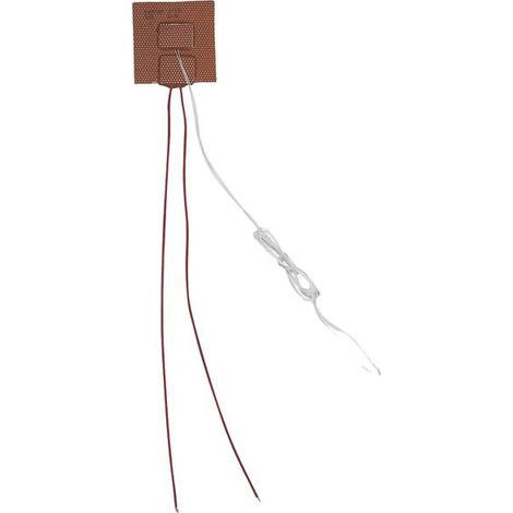 Thermo TECH Silicone Lamina riscaldante Rinforzata in fibra di vetro 12 V/AC, 12 V/DC 25 W Tipo di protezione IPX7 (L x
