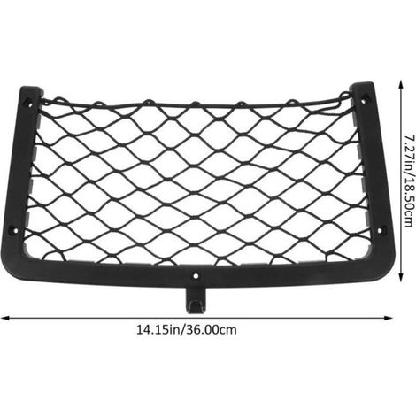Filet Rangement - Maille Élastique 4 Pièces - Pour Coffre Voiture Siège Auto Camping-Car Bateau - Kit Organisation Intérieur Véhicule (1/5)