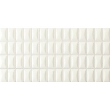 Carrelage mural faience 3D BARS Quartz - Mat Quartz - Mat - - boîte de 0.40 m2
