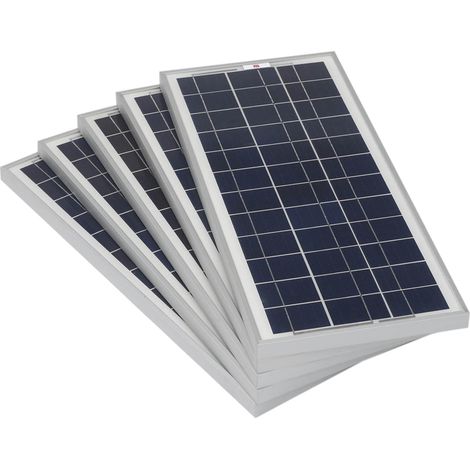 Panneau solaire, puissance 20W ( Prix pour Paquet de 5 ) (1/2)