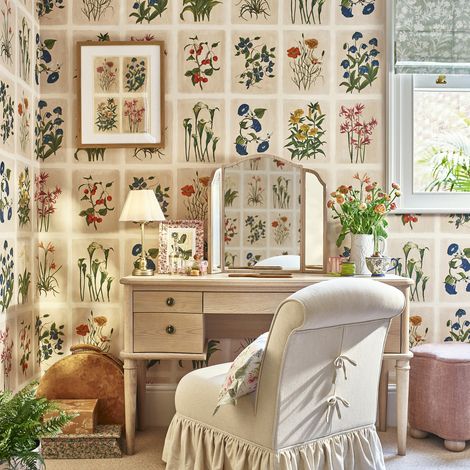 Papier peint intissé Laura Ashley Pershore postcards linen 1005 x 52cm