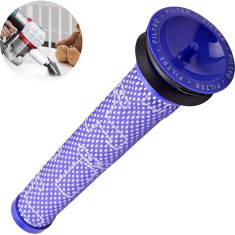 Filtre de rechange Blue Power pour aspirateurs animaux V6, V7 et V8 filtre lavable de remplacement pour DC58, DC59, DC61 et DC62 pièces et accessoires. (1/4)