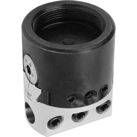 Tête d'alésage britannique 1/2'' F1 en acier au manganèse 0,001, pour fraisage, 50 x 61,6 mm (1/3)