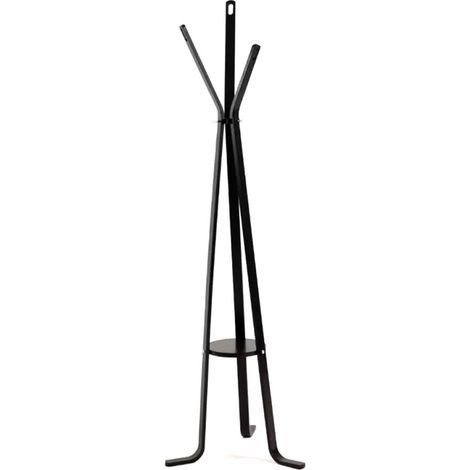 Perchero Elegant Madera Color Negro  180cm - SpazioLuzio