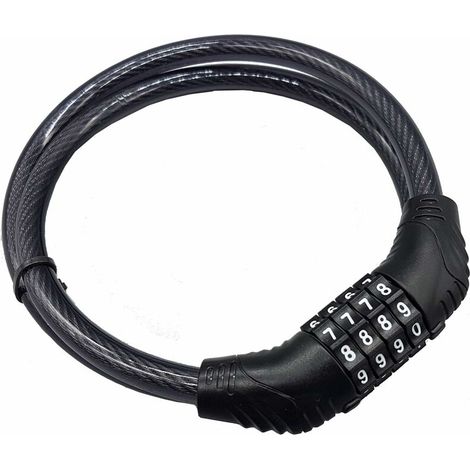 2PCS 65cm bicycle number lock, sheathed steel cable, bicycle number lock (1/5)