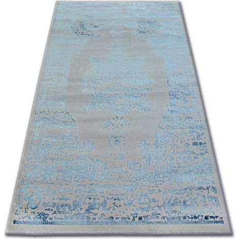 Teppich ACRYL MANYAS 0917 Grau/Blau blue 200x300 cm