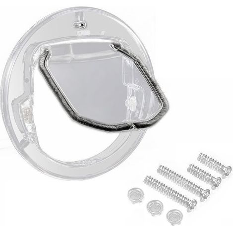Volet de porte pour chats, volet pour chats avec verrouillage à 4 positions, YOUTHINK, volet pour petits animaux adapté aux chats, aux petits chiens et aux chiots (1/5)