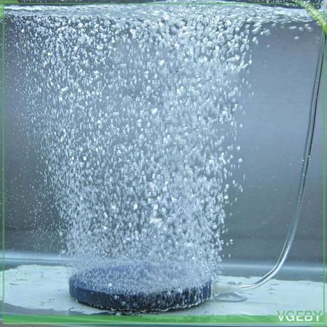 Pierre à air - FAFEICY - 40 mm - Convient aquariums 30–60 cm - Frittée haute température - Ø tube 4 mm (1/5)