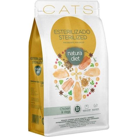 NATURA DIET CAT Sterilized Chicken 400 Gr