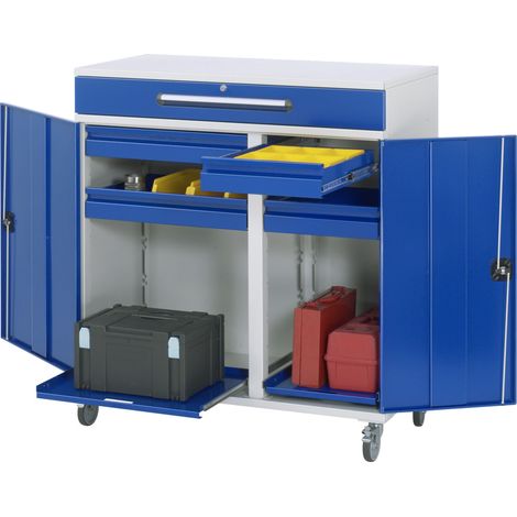 Rau Beistellschrank Stehpult 32T, B1100xT520xH1185mm, mobil (1/2)