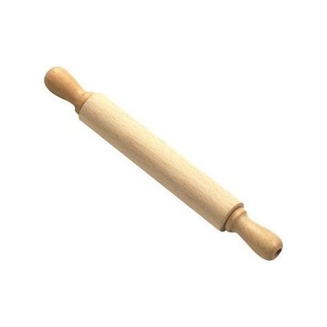 Panetta mattarello girevole in legno di faggio, ø 2.5 cm lunghezza cm 24.5