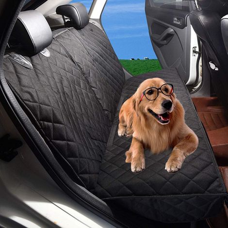 Protège-siège auto chien dossier arrière antidérapant, housse de banquette imperméable anti-rayures pour voiture, camion et SUV, protection siège arrière (1/5)