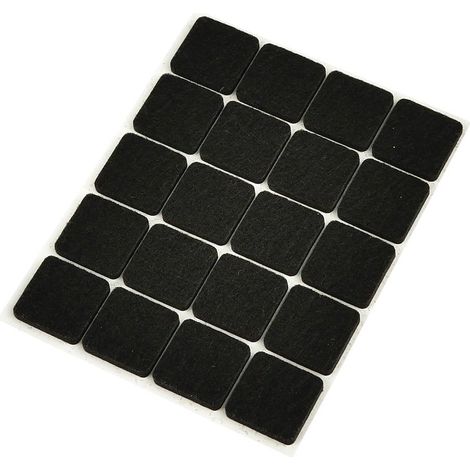Feltrini per mobili rettangolari 20x20 mm 20 pezzi (25/250) (1/2)