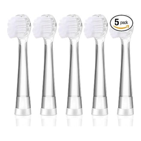 Brossettes de Rechange Enfants pour SG513/SG977/SGEK6/DT-K6/DT-BB1, Brossettes de Rechange Pour Enfants Brosse à Dents Électrique (1/3)