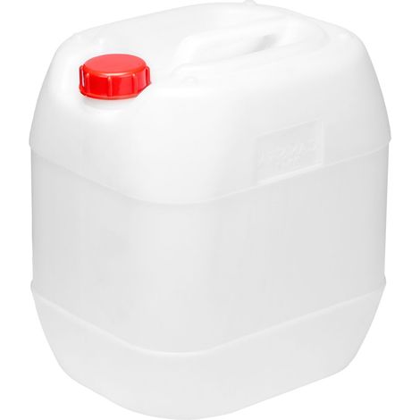 Garronda Jerrican Eau sans BPA jerrican Alimentaire d'eau bidon 20L jerrican Eau 20L bidon Etanche Reservoir Eau Camping Car bidon Eau Camping Accessoires Blanc GD-0082