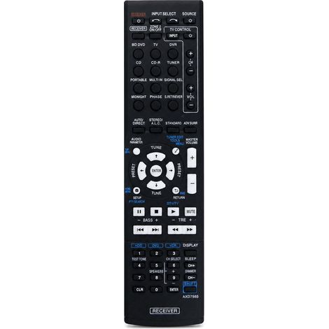 Télécommande pour Ampli-Tuner AV Pioneer, Compatible avec AXD7565 (1/5)