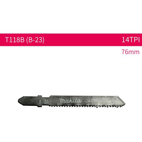 EASYCOMFORT MAKITA B-23 Lame de scie à guichet Lame de scie courbe pour métal/bois/plaque 76MM 14TPI (1/5)