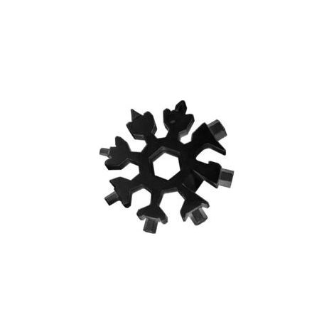 Lot de 2 outils multifonctions flocon de neige en acier inoxydable, format compact (1/5)