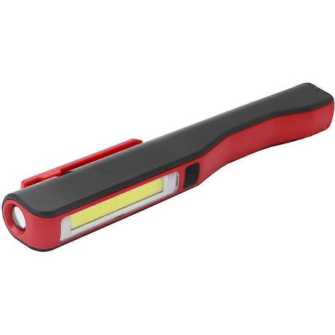 Wiederaufladbare COB-LED-Arbeitsleuchte mit 180 Lumen, extrem leistungsstarke Taschenlampe für Mechaniker und Inspektionen.