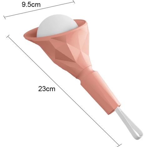 Lampe de bureau magnétique suspendue (rouge) avec LED, rechargeable par USB, intensité variable en continu (1/5)