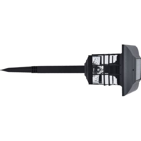 Quadratische Solar-Gartenleuchte, Gartensteckerleuchte, weiße dekorative Gartenbeleuchtung, integrierte Batterie inklusive. (1/5)