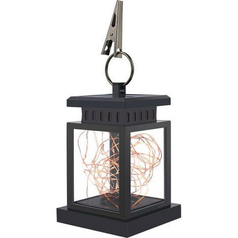 Classic decorative solar lamp, waterproof LED outdoor light, hanging light, ideal for a garden, yard or pathway (1/5)