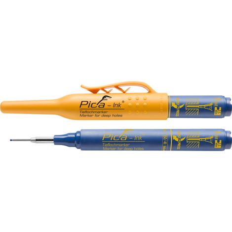 PICA 150/40 MARCADOR PERMANENTE DE TINTA PARA AGUJEROS PROFUNDOS INK (ROJO) CONTENIDO Marcador permanente azul granel