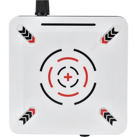 Mélangeur magnétique HJ-1S Mini en plastique 1000 ml 25 W, 0-2400 tr/min (prise UE 100-240 V)