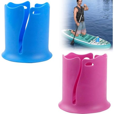 Porte-gobelet pour planche à pagaie SUP, support de bouteille d'eau rose, adapté au bateau, kayak, planche de surf, camping-car, bureau et piscine (1/5)