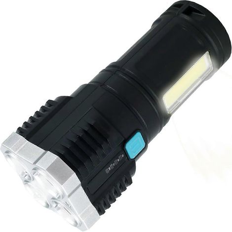 Lampe torche LED DOITOOL 3 pièces, rechargeable par USB, portable et multifonctionnelle, idéale pour la maison et le camping. Matériau facile à utiliser en cas d'urgence. (1/5)
