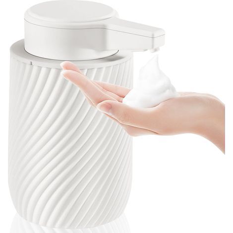 Automatic Soap Dispenser 300ML Electric Soap Dispenser with No Touch Sensor with USB Charging for Bathroom, Kitchen, Toilet Cream