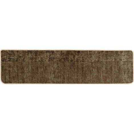 Teppichläufer MARSA Waldgrün 80 x 400 cm Polyester und PVC vidaXL