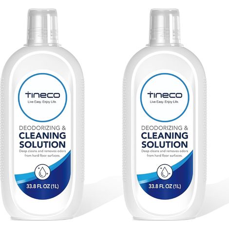 Tineco Produit Nettoyant pour Tineco Nettoyeurs de sol, pour nettoyage multi-surfaces, 2 x 1L, pour Série iFloor, Série Floor One S5, Floor One S6, Série Floor One S7 (Sans parfum ×2)