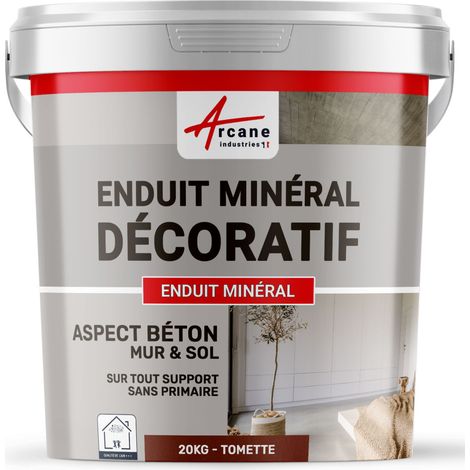 Enduit décoratif, mural et sol, rénovation, chambre, cuisine, salle de bain - 20 kg Tomette - ARCANE INDUSTRIES
