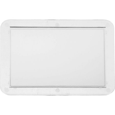 Miroir de casier : Miroir de courtoisie magnétique compact pour casier et salle de bain - Décoration de maquillage rectangulaire avec aimant pour filles, femmes et voyages (1/4)